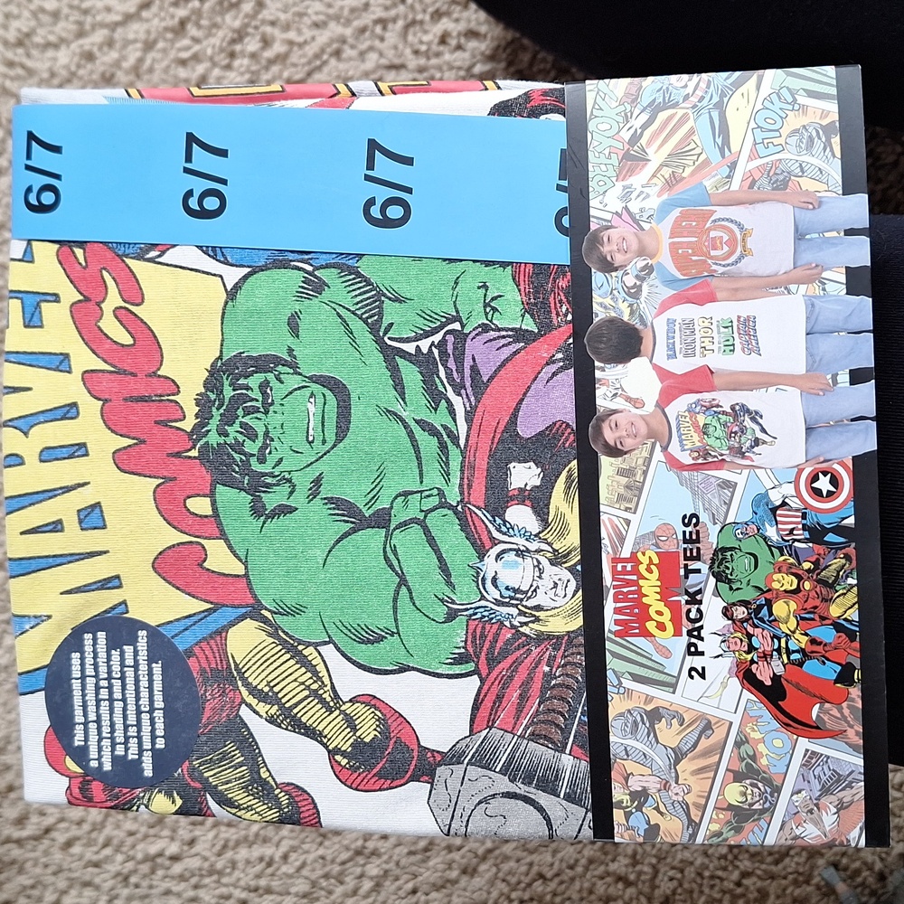 Marvel Comics tees NWT